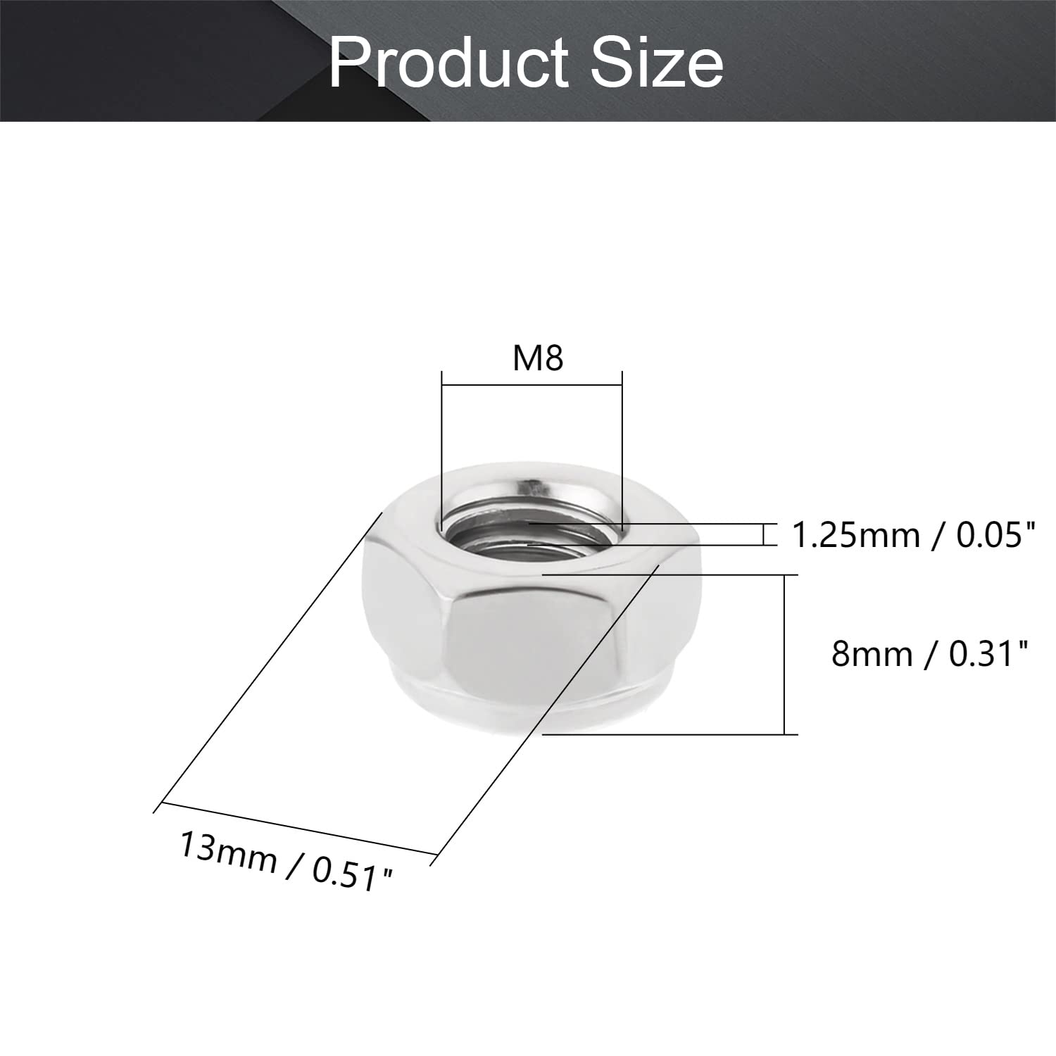 Time-Sert 18124 M8 X 1.25 X 16.2 Stainless Insert 10 Pack - Foto 4