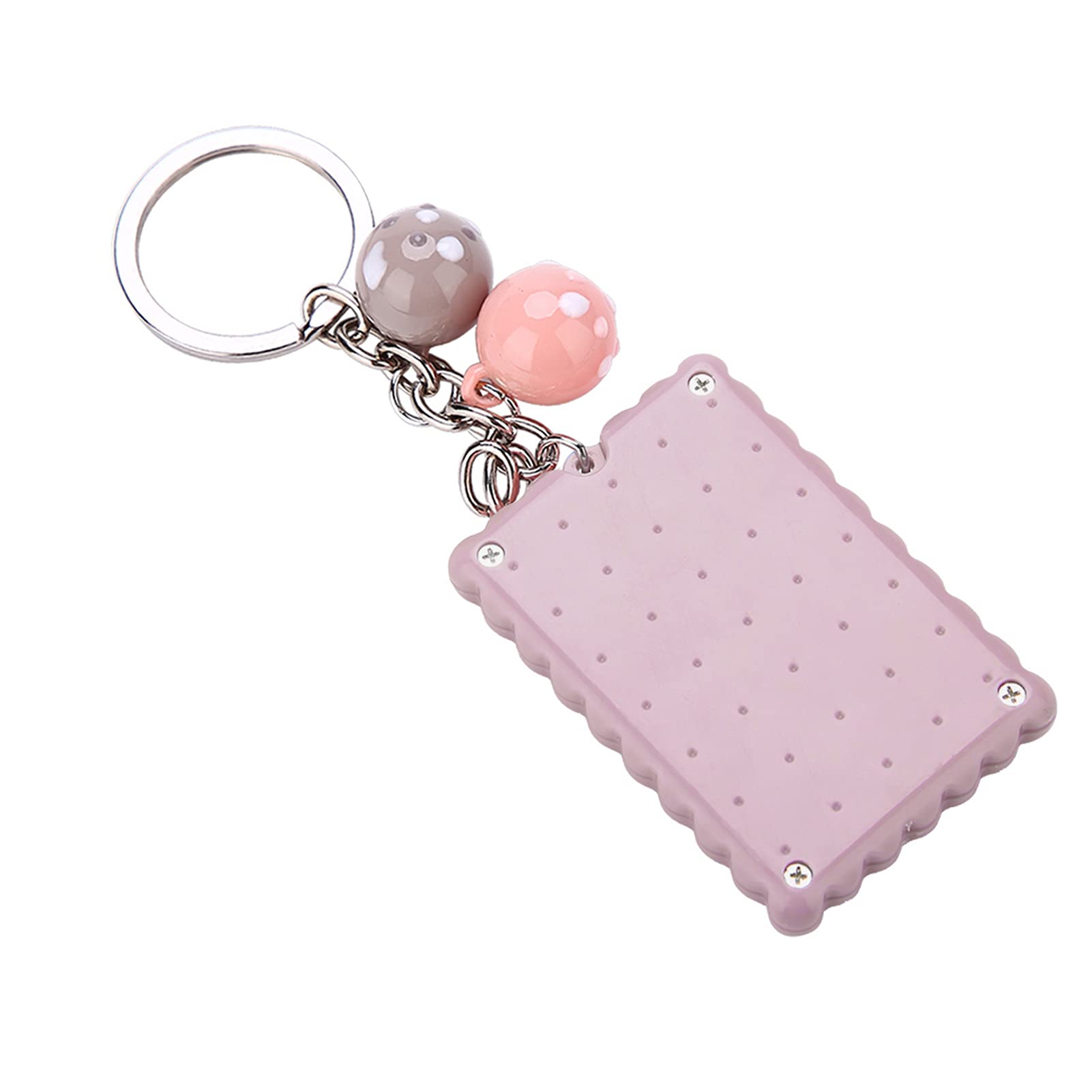 Mini Calcolatrice Tascabile, Portatile Carino Biscotti Stile Chiave Infermiera Calcolatrice Tascabile a Colori (grigio viola) Calcolatrice Piccola Catena Portatile Candy (Viola grigiastro)