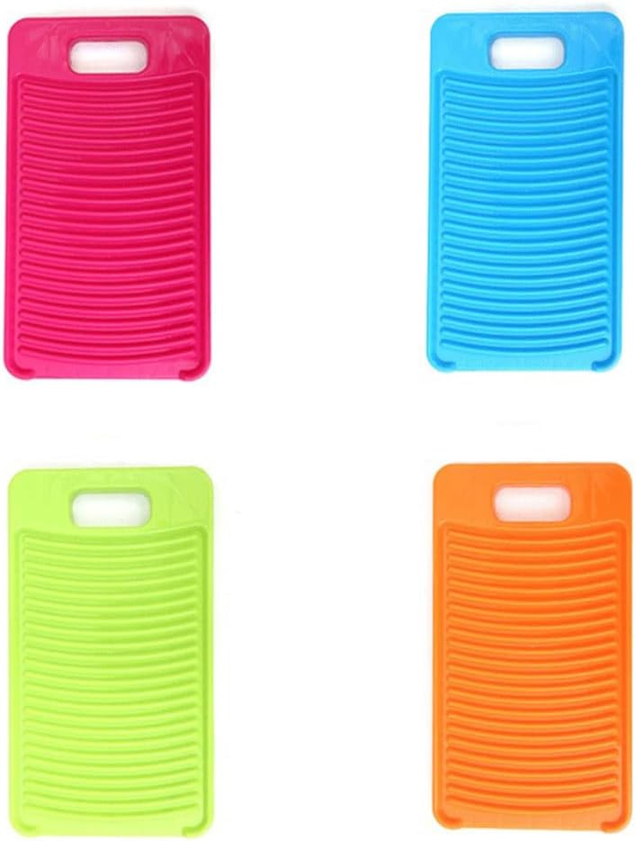 Ipetboom Mini Washboard Plastic Washing Board Household Mini Washboard Portable Laundry Board for Home (Green)