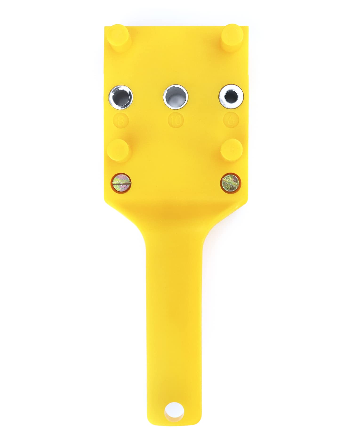 QWORK 44 Pezzi Dima per Fori a Tasca, dima per spinatura legno, Strumento di Foratura Portatile per Chiodi in Legno a Mano, 6 mm / 8 mm / 10 mm
