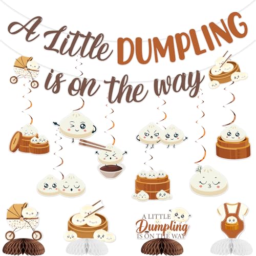 Fête Prénatale Dumpling Baby Shower Guirlande Festive pour Décorer un Buffet de Maternité