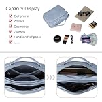 Gladdon Umhängetasche damen,Schultertasche mit Reißverschluss, Crossbody Tasche, Leder Handtasche Klein, Womenswear… – Bild 5
