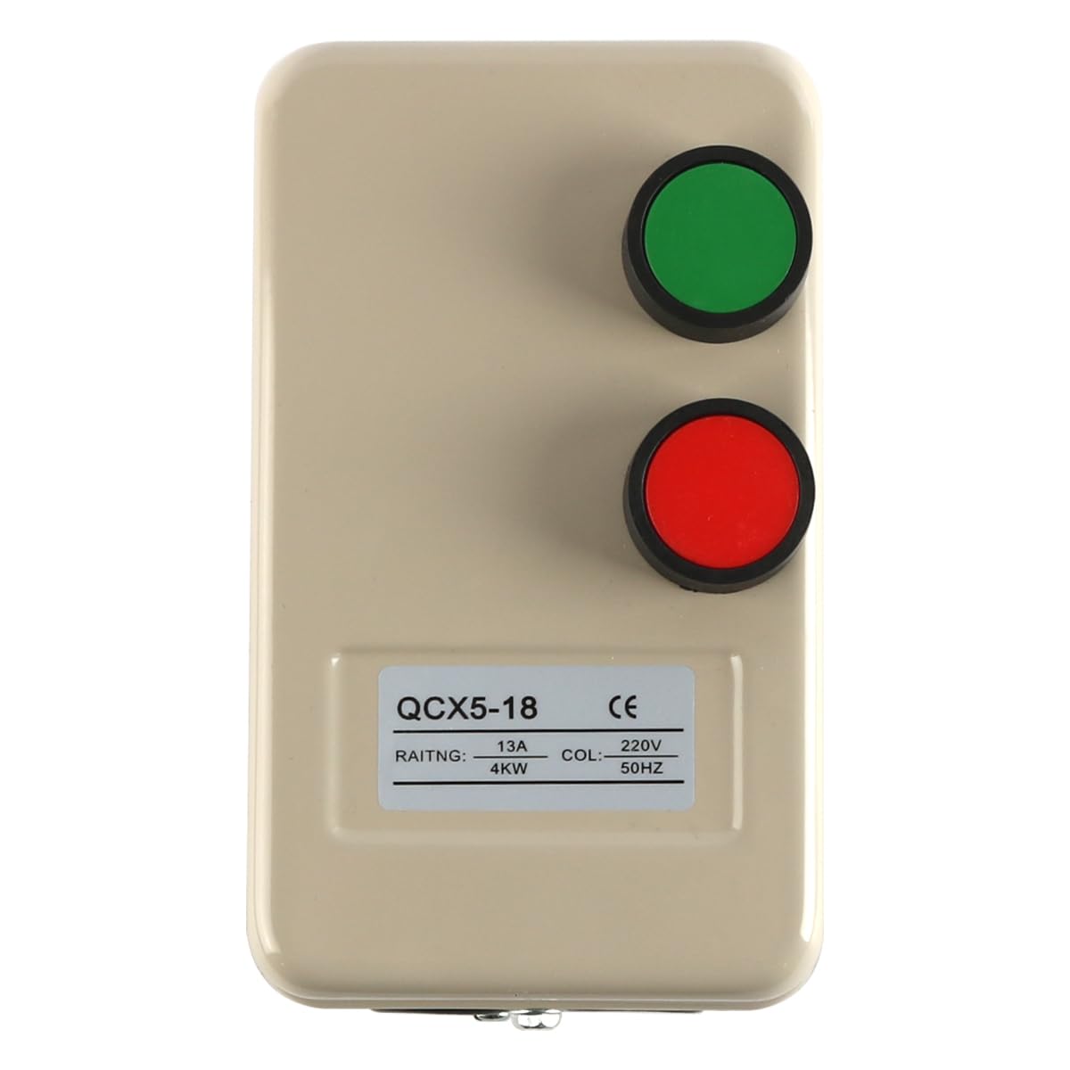 Démarreur magnétique Démarreur de Moteur magnétique Protecteur de Moteur 220/240v 4kw Moteur monophasé Type de Bouton Avant Convient pour compresseur d'air avec Type d'interrupteur à Bascule