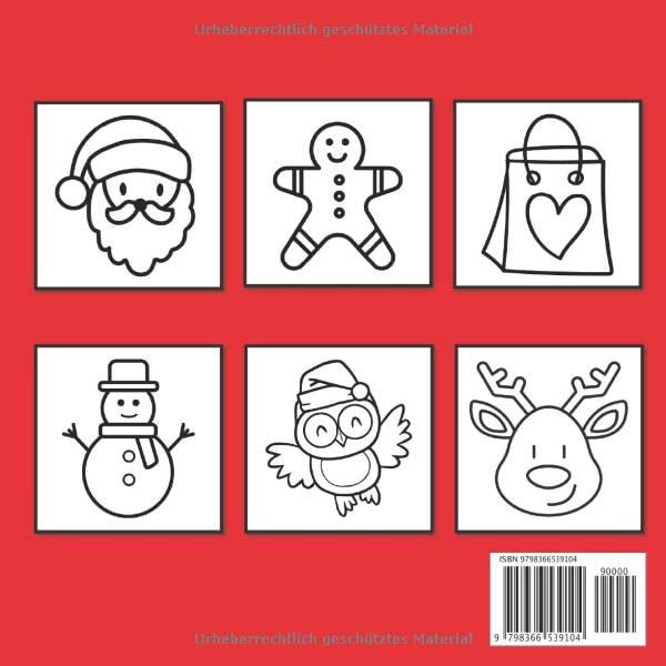 Kritzelbuch ab 1 jahr Weihnachten