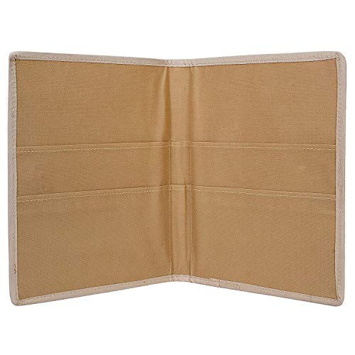 Image of FutureX Printed Fabric File Folders for Certificates, Document Holder, Jute Conference Folder Vehicle Document Storage Wallet for Registration & Insurance Card (Size: A4, Color: Multicolor)
