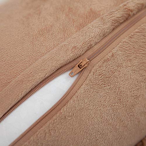 Image of Lumbar Faux Fur Throw Pillow Covers for Couch Decorative Pillows 12x20