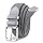 VONMELLI Mens Belt Elastic Belts for Men Stretch Braided Fabric Belts Casual Black Woven Golf Belt for Jeans Light Gray with gray Buckle L