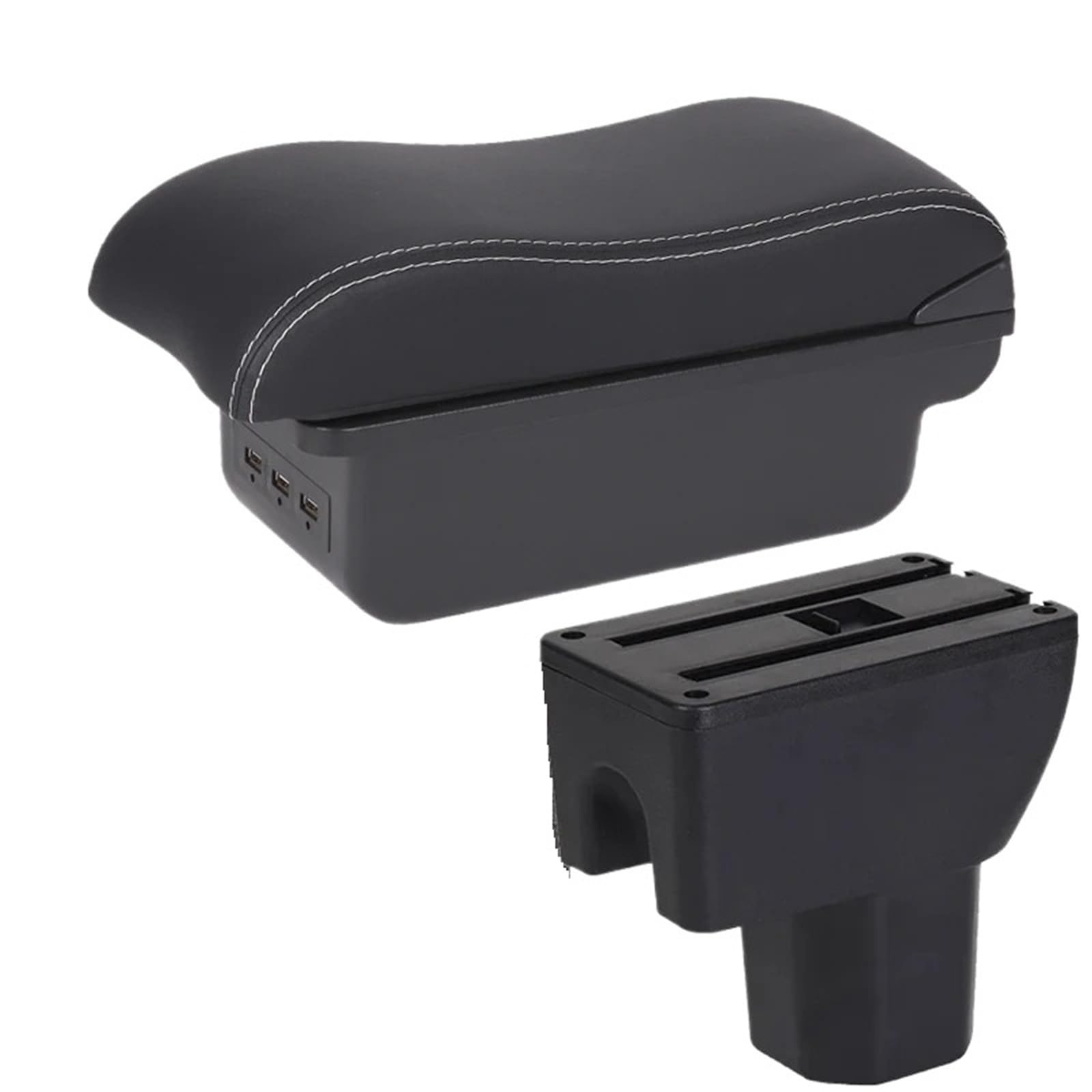 JMOLXURI Car Armrest Box For SUZUKI For Splash Armrest Box Center Console