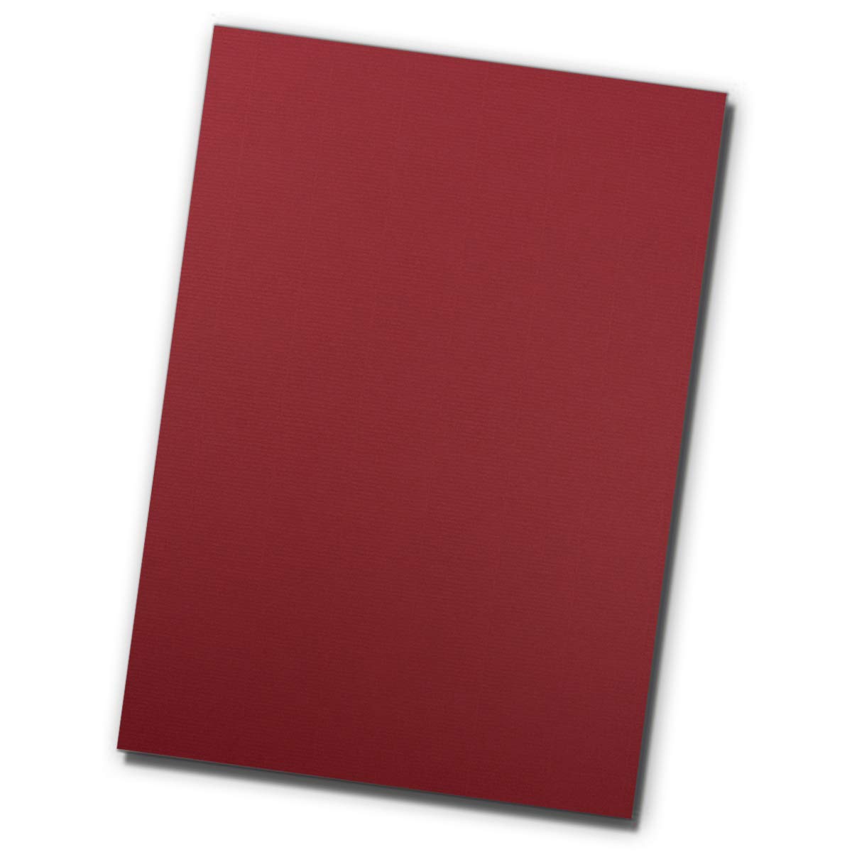 1000 Blatt DIN A4 Briefpapier - Bastelpapier - Dunkelrot - Ton-Papier mit edler Rippung, 100 g/m² - matte Oberfläche - hochwertiges Schreibpapier
