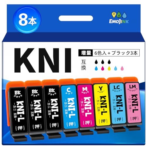 Emojink KNI-6CL カニ EPSON用 KNI-6CL-M 大容量 