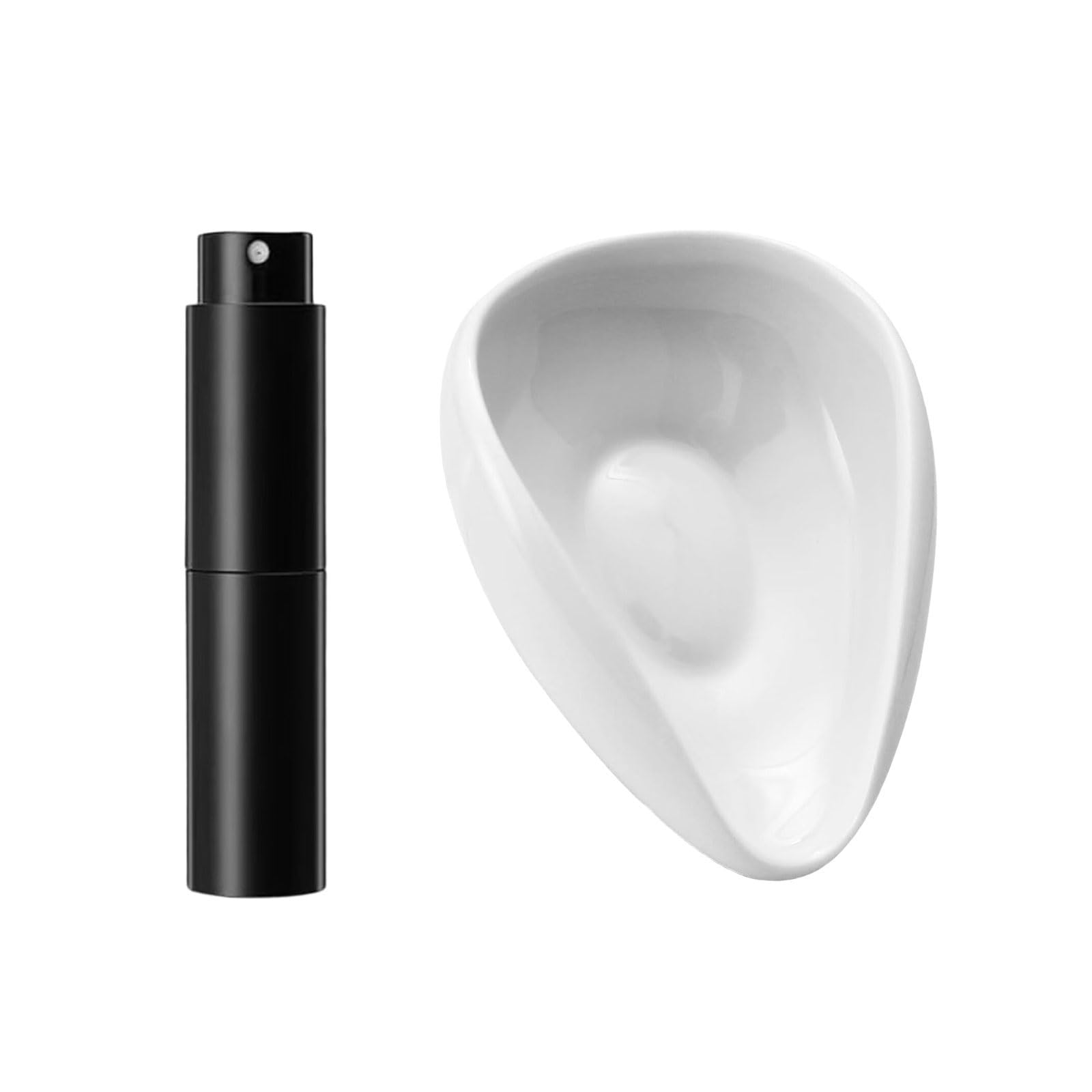HDOYTXXM Stylish Ceramic Coffee Powder Dispenser Plate Design Bean Suitable for Brewing and Serving Coffee Brewing Equipment