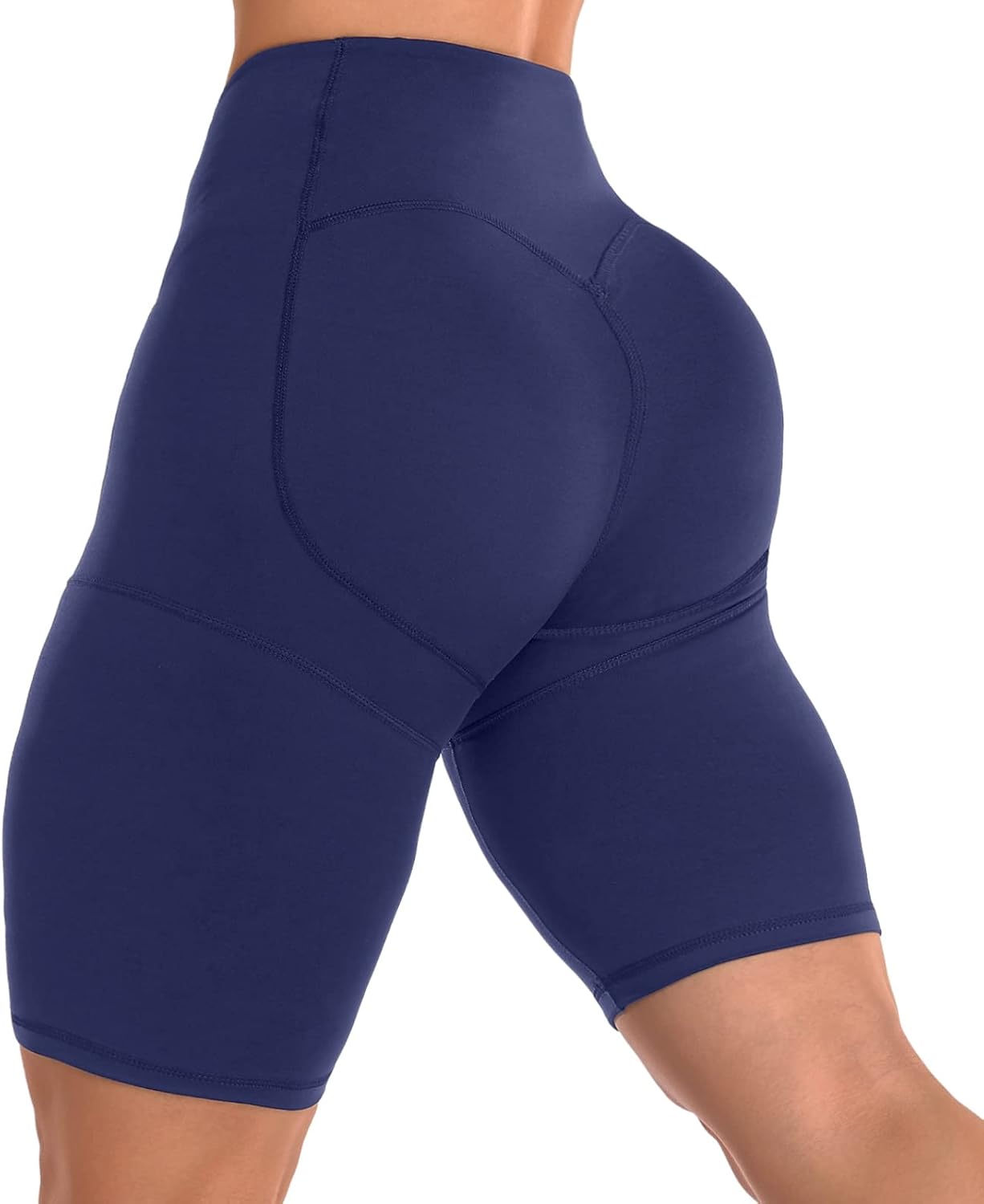 UURUN Yoga Shorts for Women, High Waist Biker Shorts,...