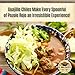 Dried Guajillo Chile Peppers 8oz – All Natural, Mild to Medium Heat with Bold, Smoky Flavor for Authentic Mexican Mole, Salsas, Sauces, Meats & Enchiladas by El Molcajete