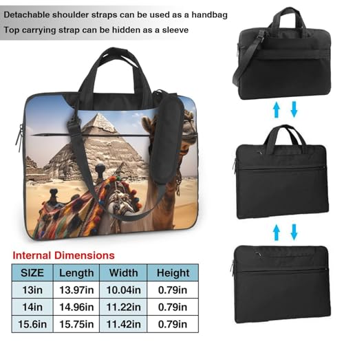 Housse ordinateur portable antichoc avec protection renforcée Pyramid Camel