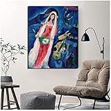 marc chagall werke Eigenschaften: Helle Farben schaffen ein natürliches Gefühl und originelle Meisterwerke, die Ihnen ein beeindruckendes Erlebnis bieten. Als einzigartiger künstlerischer Stil wird es eine perfekte Ergänzung zu Wandgemälden und Wandgemälden.