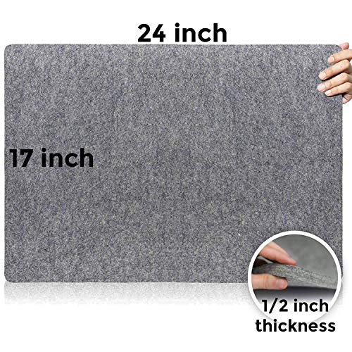 Howcrafts 24"x17" Wool Pressing Mat - All Natural and Organic Wool Ironing Mat