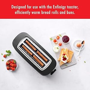 ZWILLING Enfinigy Toaster Bun Warmer - Long - Black ZWILLING Enfinigy Toaster Bun Warmer Long Black
