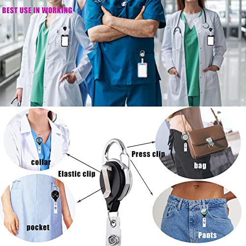 Bkbkaak 008040607 Black Badge Holder With Retractable Reel Music Note Lanyard Id Holder thumb #6