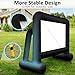 16ft Giant Inflatable Projector Screen for Outside with IP68 Build-in Blower, Front/Rear Projection, Plug&Play, Portable Outdoor Blow Up Screen for Backyard Movie Night, Theme Parties, Celebrations
