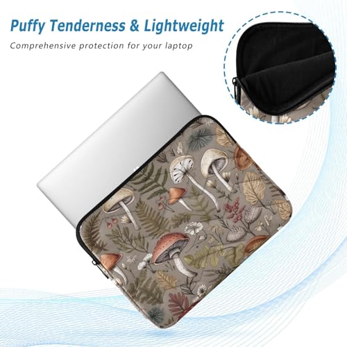 Funda para portátil 13-14 pulgadas marrón champiñón impermeable miniatura 5