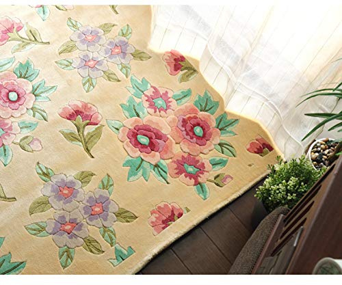 Amazon | 【StorePocket】 シルク 中国段通 120段 8×8才 約243cm