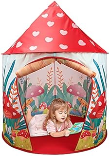 Kids Play Tent Space Themed Indoor Play Children House for Boys and Girls (Mushroom)