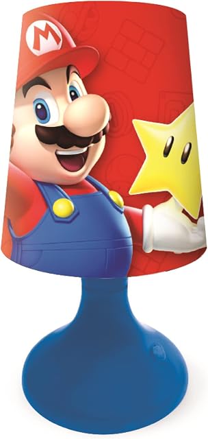 Lexibook - Bezprzewodowa lampka nocna i światełko nocne Nintendo Lexibook - czerwona - MLT10NI