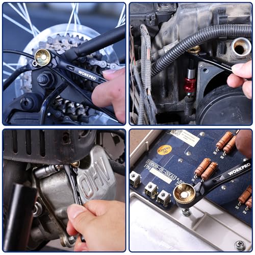 WORKPRO Coffret Douilles et Embouts 34 Pièces – vue 9