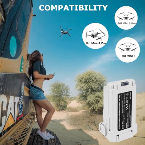 Batterie Mini 3 Pro Coolshow 3850 mAh rechange drone DJI Mini 3 - 2