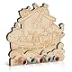 Giftota Geldgeschenk zur Taufe mit Umschalg, Arche Noah Taufe Geschenk Holz, Taufgeschenke Jungen, Taufgeschenke für Mädchen, Geldgeschenke Verpackung Taufe