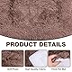 MICOOYO Kleintier-Bettmatte – Flauschiges Fleece-Kaninchenbett, Haustierunterlage für Kaninchen, Meerschweinchen, Eichhörnchen, Hamster, Grau und Braun, (49 * 32 cm)