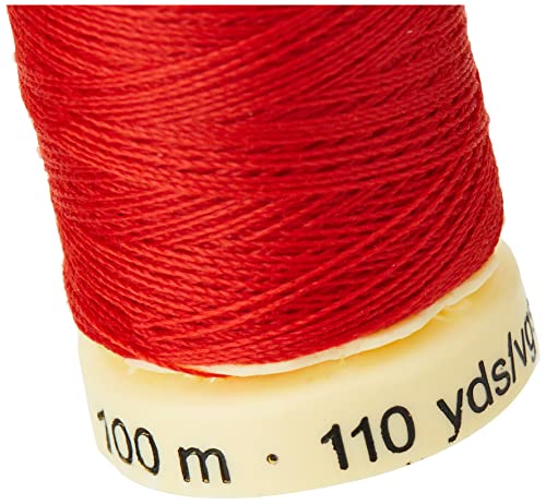 Gutermann Sew All Polyester Thread, Bright Red 0364, 100 m - Image 2