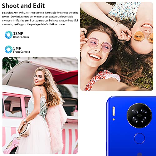 Smartphone-Libre-4G-Blackview-A80-621-HD-Pantalla-con-Camara-Cuadruple-13MP-16GB-ROM-128GB-SD-Bateria-4200mAh-Android-10-GO-Telefono-Movil-Barato-Dual-SIM-Huella-DigitalFace-IDGPSFM-Azul
