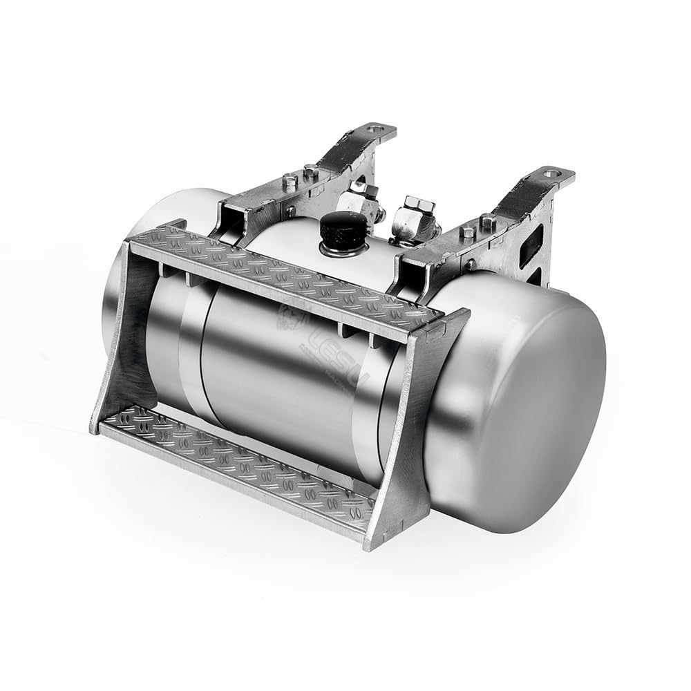wheelfun 1/14 LESU Metal Hydraulic Oil Tank C with Pedal 85MM for a RC Tractor Truck Model