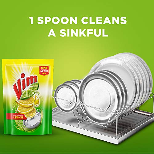 Vim-Fresh-Lemon-Fragrance-Dishwash-Liquid-Gel-2-L-Refill-Pack-Leaves-No-Residue-Grease-Cleaner-For-Utensils-Liquid-Kitchen-Soap-Super-Saver-Offer