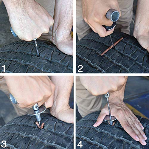 image for Tooluxe 50002L -35 Piece Tire Repair Universal Heavy Duty Tire Repair 