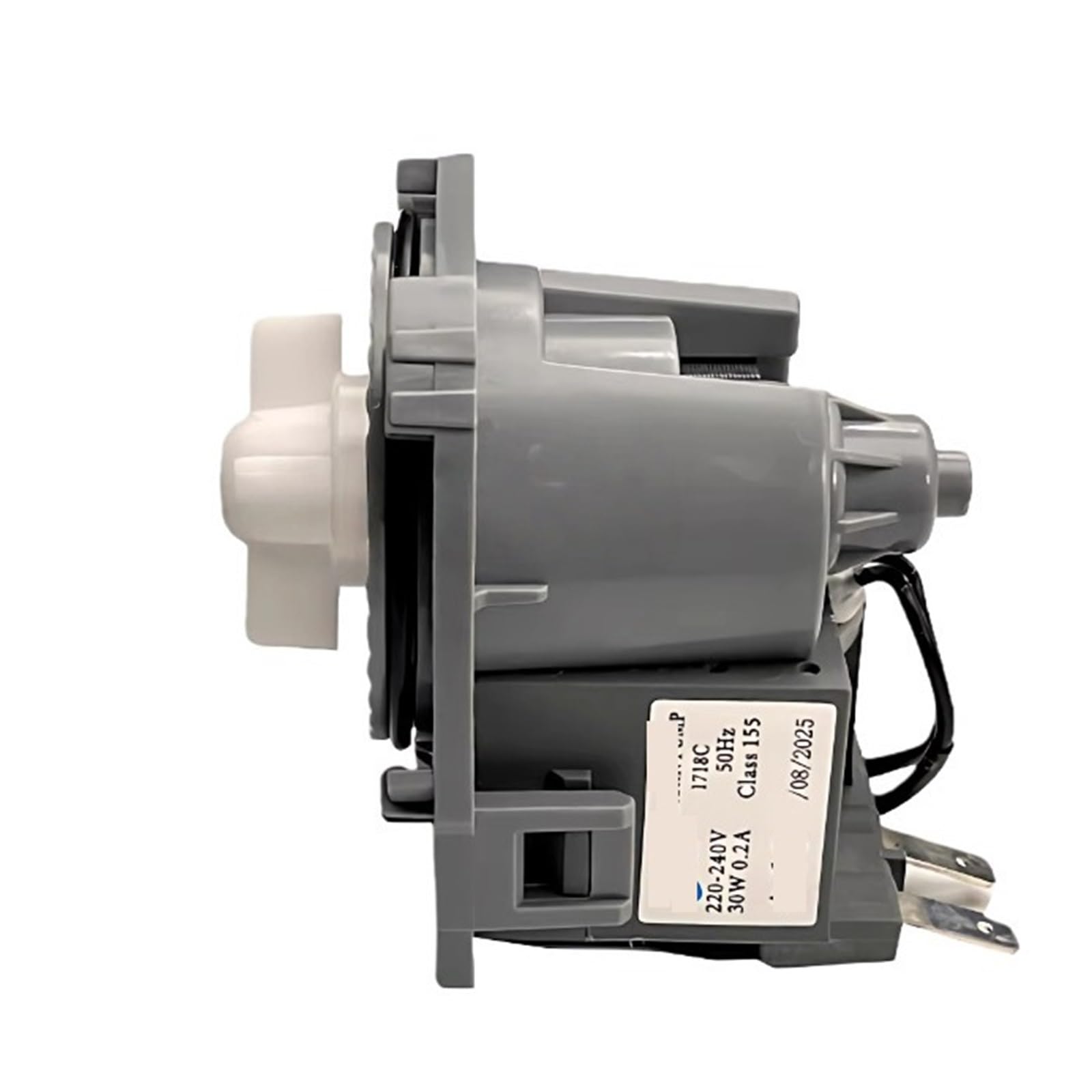Eaqknblpa One Color Dishwasher Drain Pump Motor 1718C 30W 220-240V 50Hz 17476000007443 Dish Washer Parts，Compatible For Midea