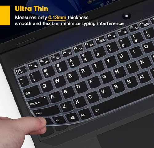 Image of Dust and Waterproof Silicone dust Cover for Lenovo Legion 5 5i 5p 5pi 7i 15.6 inch & 17.3 inch laptops -Black