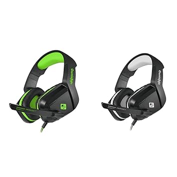 Cosmic Byte H1 Gaming Headphone with Mic for PC, Laptops, Mobile, PS4, Xbox One (Green)&Cosmic Byte H1 Gaming Headphone with Mic for PC, Laptops, Mobile, PS4, Xbox One (Grey)