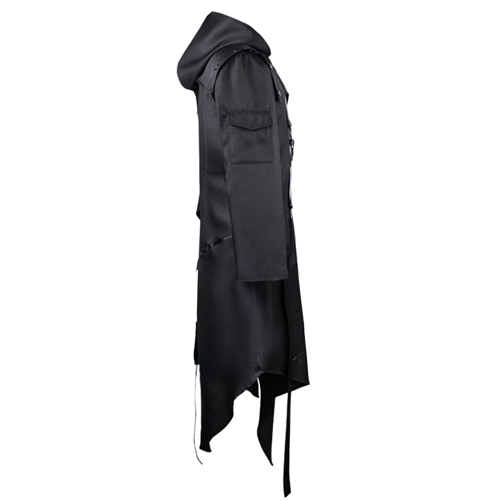 Herren Steampunk Mantel, Smoking Retro Renaissance Gothic Viktorianischen Mantel Halloween Karneval Kostüm Für Herren Vintage Mittelalter Jacke Gotisch Mantel Herren, Smoking Für Karneval Fashing