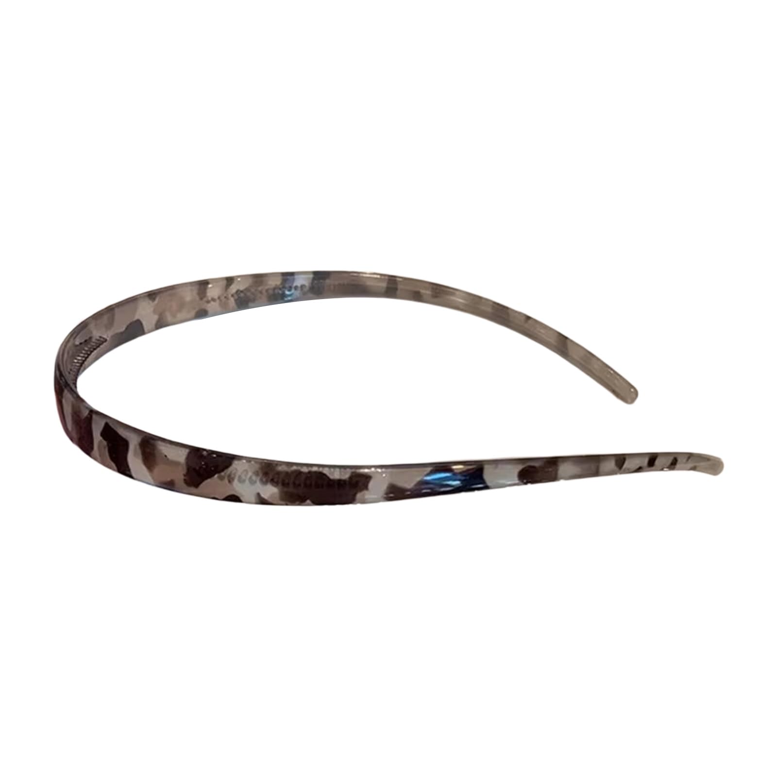 YUXITA NonSlip Hairband With Grip Lightweight Acetate Headbands For Women Girls Multi Color Set