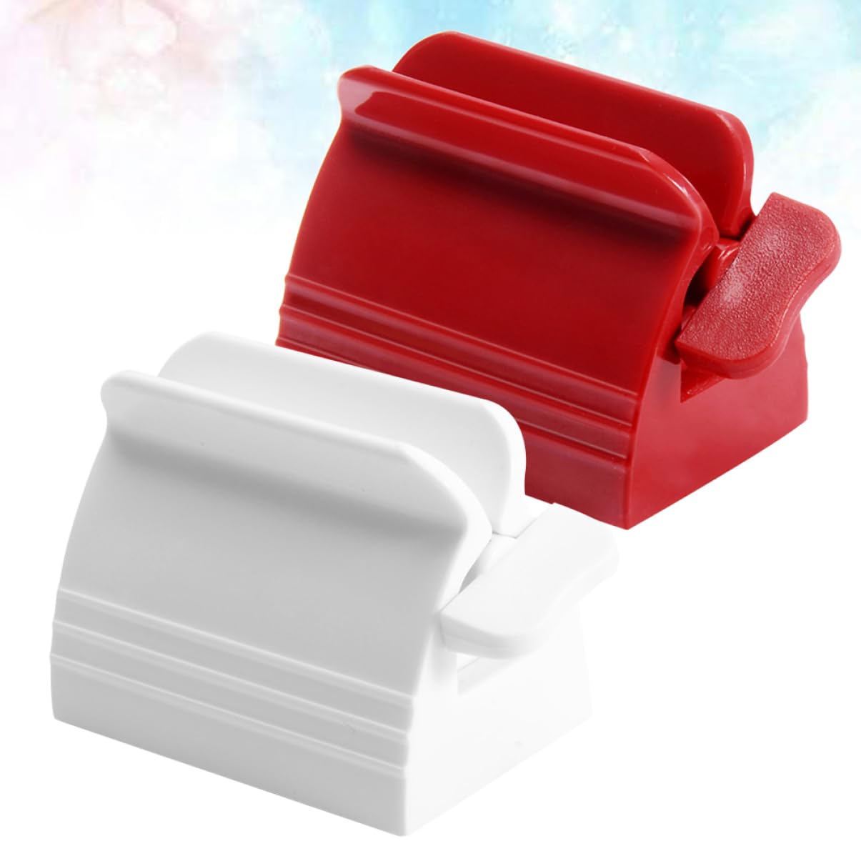 Beavorty 2 Pcs Toothpaste Squeezer Tube Squeezer Toothpaste Tube Roller Squeezer Hand Juicer Toothpaste Dispenser Toothbrush Dispenser Toothpaste Pusher Manual Juicer Toothpaste Winder