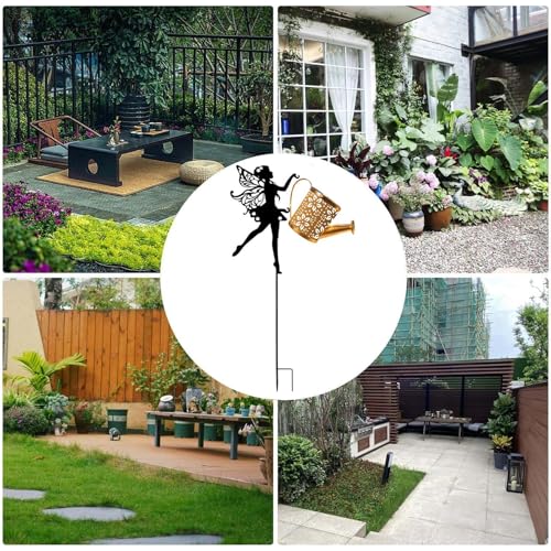 Solar Garden Can, Glowing Metal Watering Lamp, Pathway Light with Weatherproof Build, Rustproof Steel Outdoor Fixtures, Yard Decor with Starry Style, Patio Lighting for Walkways – Image 6