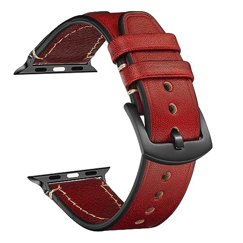 CeiBand Leather Strap for Apple Watch 44 mm/42 mm/45 mm/46 mm/49 mm