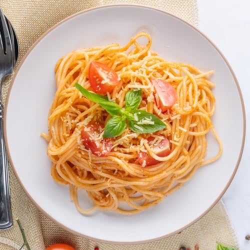 Image of Gustora Spaghetti Pasta Combo, 1 KG I Italian Spaghetti Pasta Combo Set I Made of Durum Wheat Semolina I Vegetarian I Tasty & Healthy I No Trans-fat I Rich in Protein I Cooking Time 10 Min (500gX2)