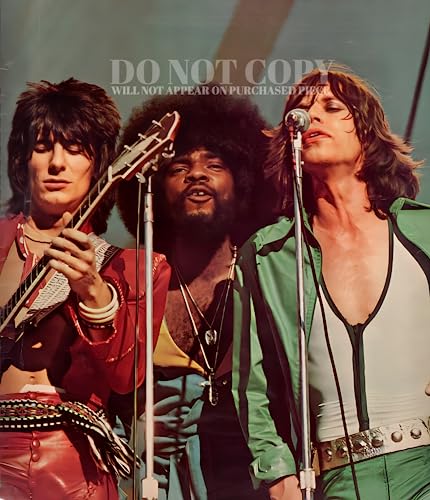 The Rolling Stones Photographie 28 x 33 cm – Magnifique portrait en direct des années 70 –...