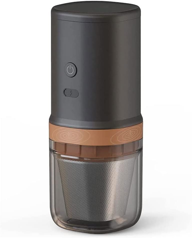 Electric Coffee Grinder for Beans, 3-in-1 Multi-function Bean Grinder, Outdoor Portable Washable Grinding Hand-flushed Drinking Coffee Cup