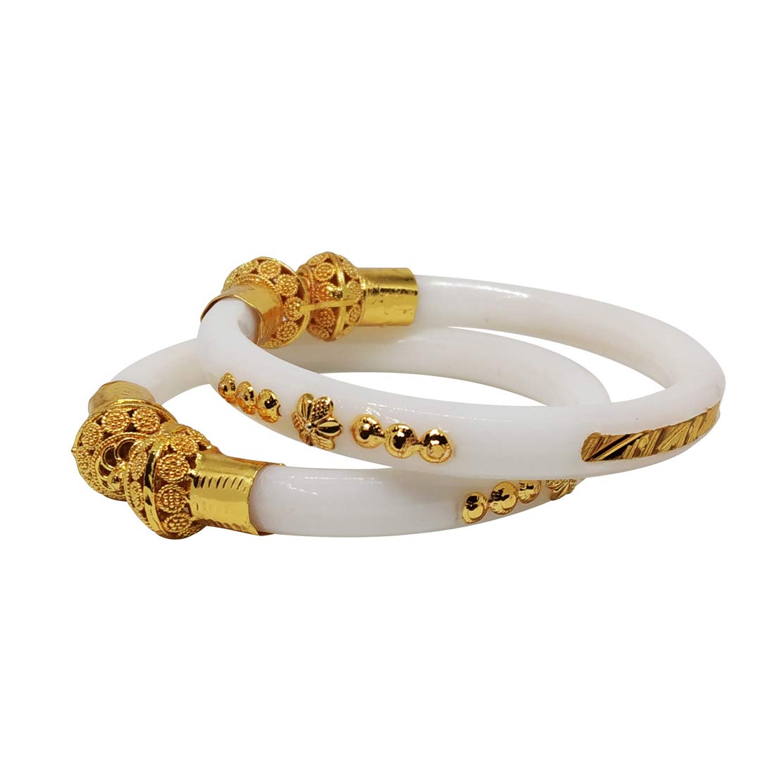 See full amazon price history chart for Tanvi J Gold Plated White Pola Bangles For Women (2.6) Tanvi J Gold Plated White Pola Bangles For Women (2.6) (B0BS68X3CP) Amazon Price History, Amazon Price Tracker