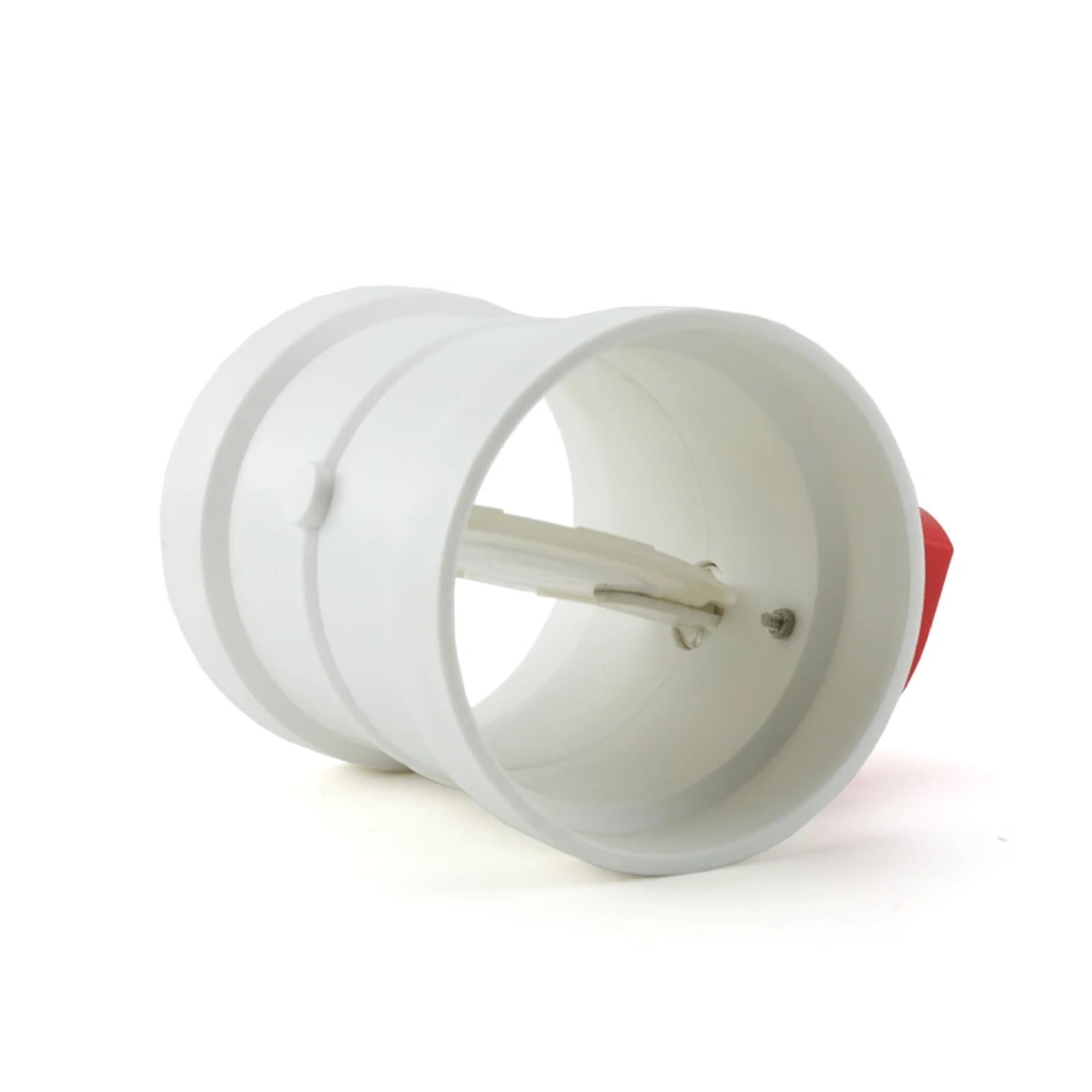 Compuerta de aire motorizada plástico ABS 220 V, 75 mm/110 mm, válvula retención PVC, controlador volumen conducto for tubería ventilación(75mm)