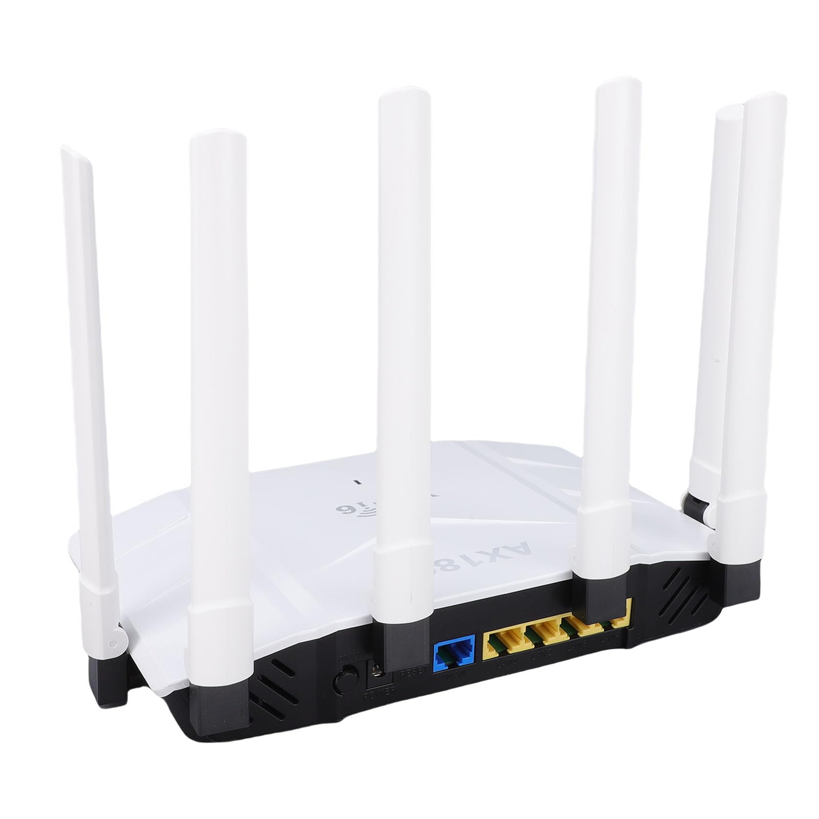 PUSOKEI Dwuzakresowy Router WiFi 6 z 6 Antenami, Portami Gigabitowymi